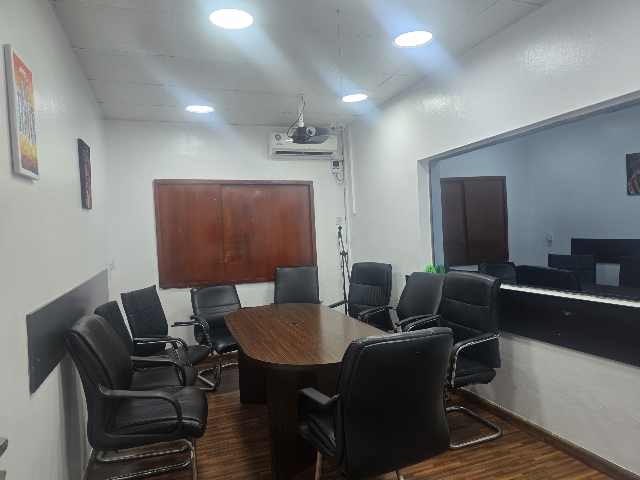 Focus group observation room